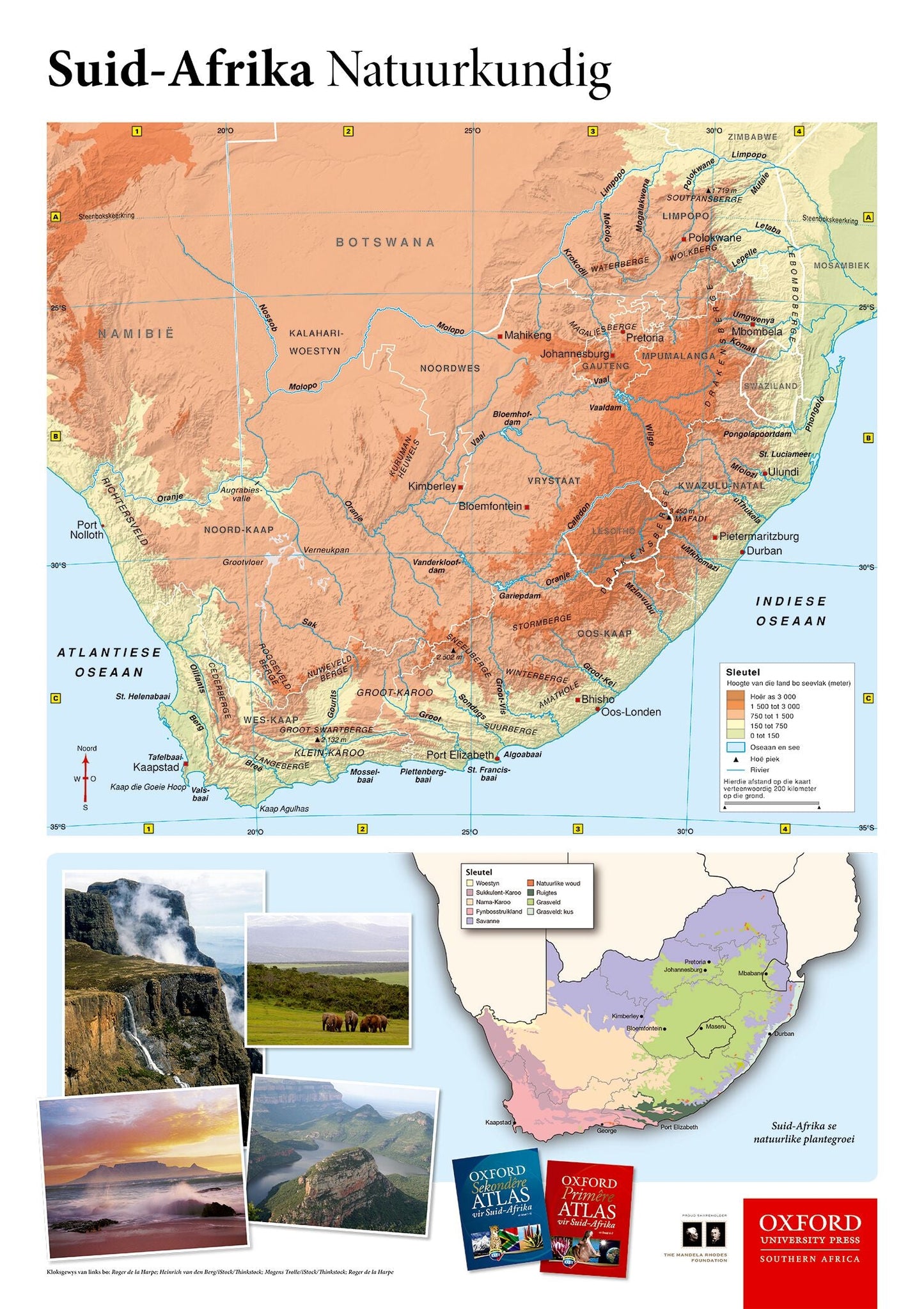Oxford Reader Wall Map: SA Fisies ISBN/SKU: 9780190404215