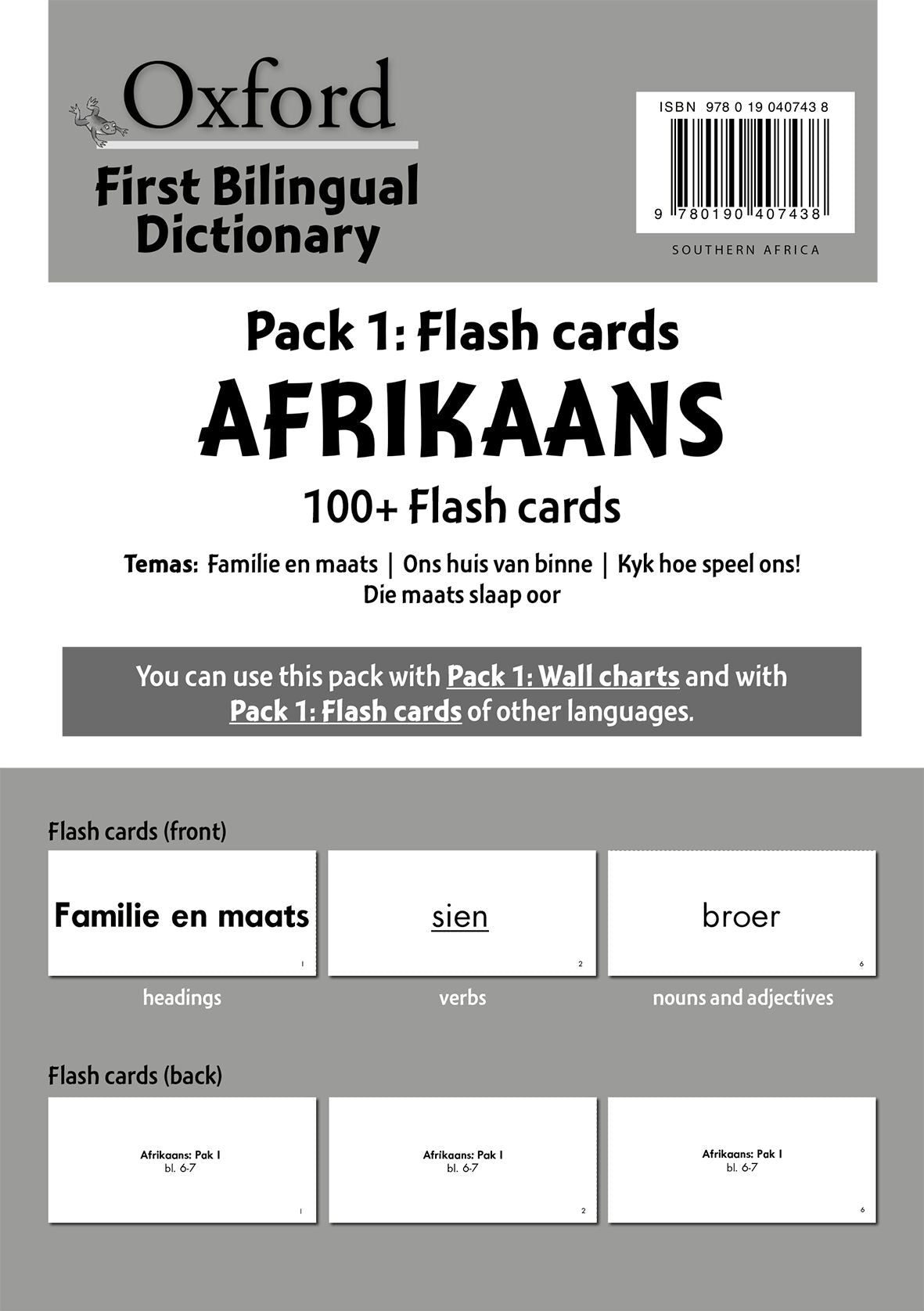Oxford FiReading Scheme t Bilingualing Dict pack1 caReadeReading Scheme Afrikaansik ISBN/SKU: 9780190407438