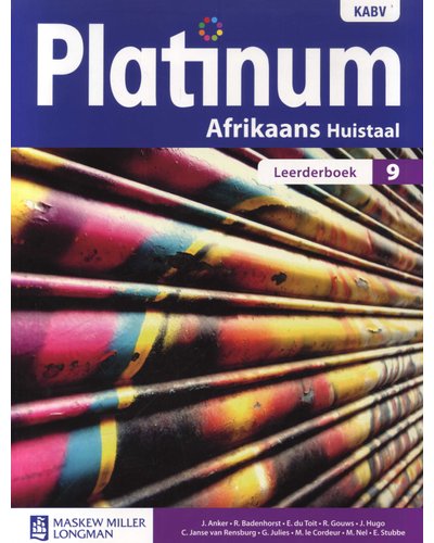 Platinum Afrikaans Huistaal Graad 9 LB ISBN/SKU: 9780636115750