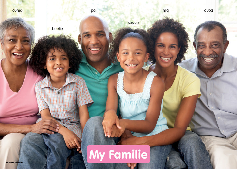 Chart: Shuters Hand In Hand Gr R Afrik: My Familie A2 ISBN/SKU: 9780796077042