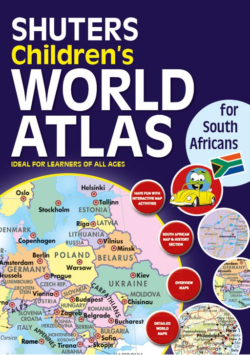 Shuters Childrens World Atlas For Southern Africa ISBN/SKU: 9780796079404