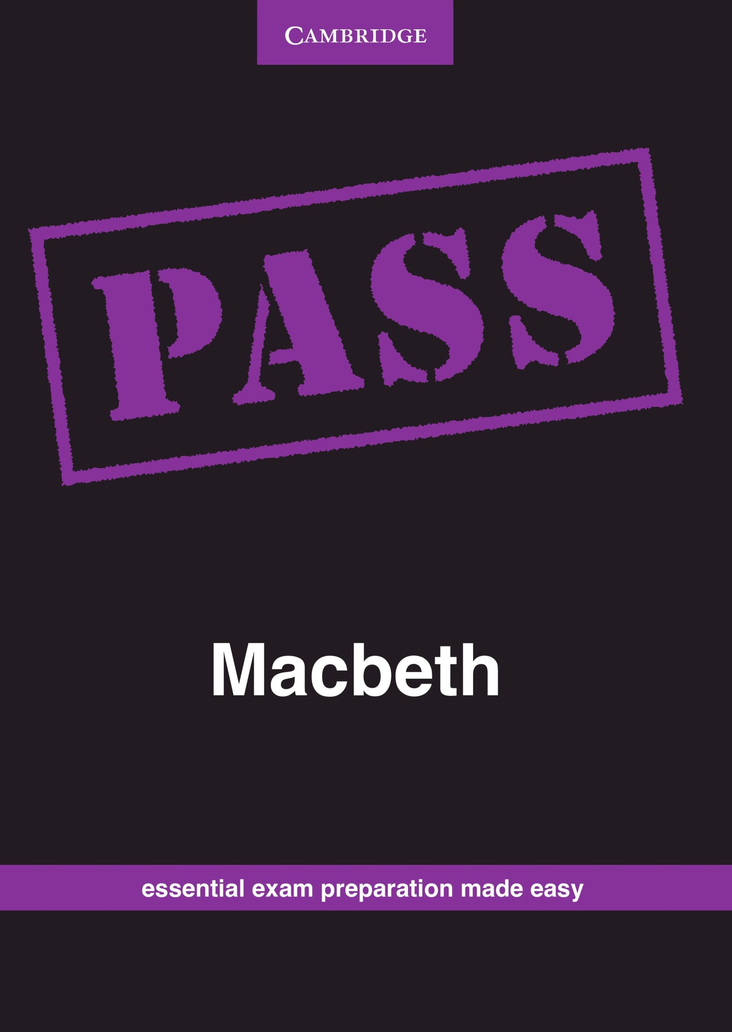 PASS Macbeth ISBN/SKU: 9781107470781