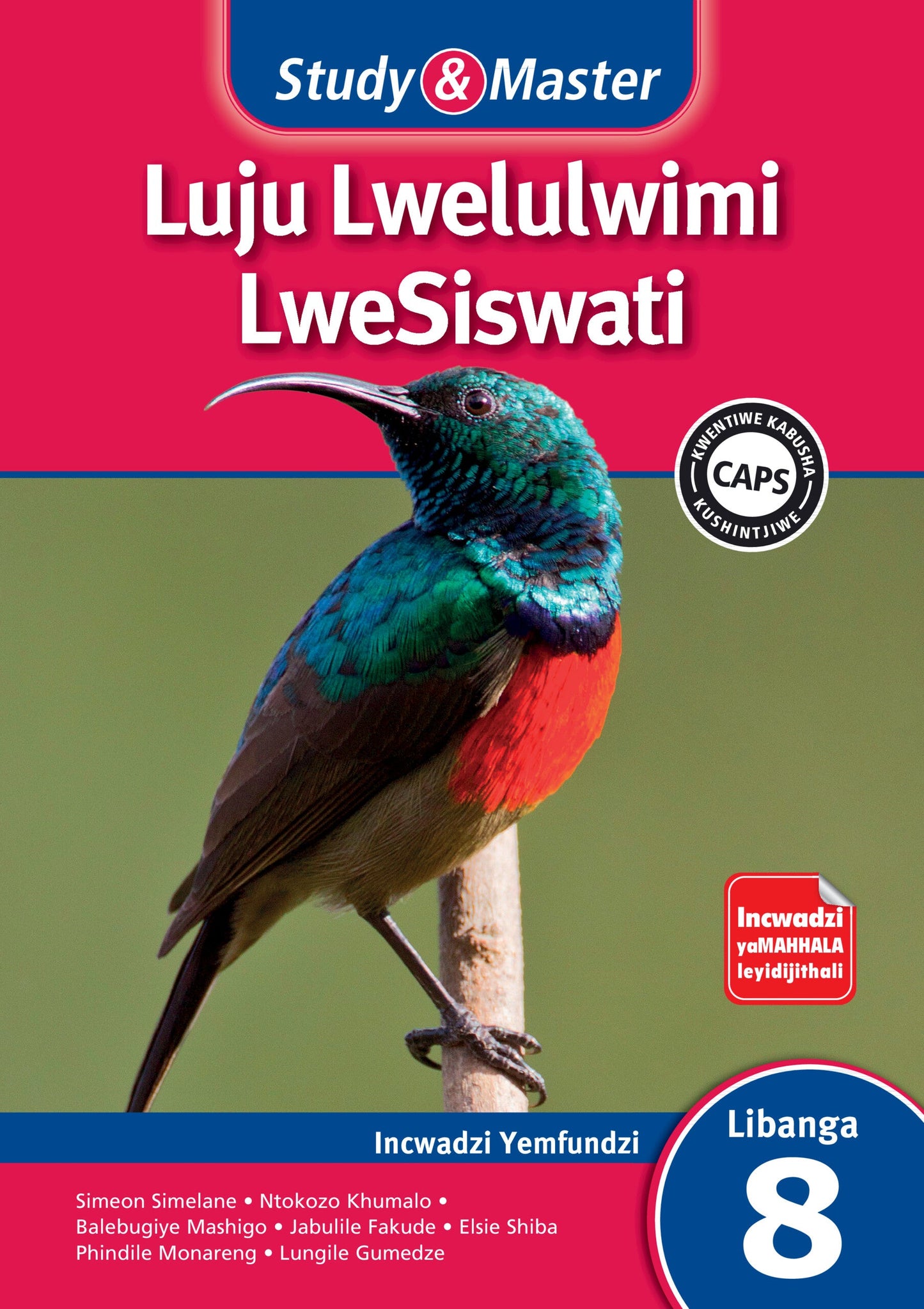 Study & Master Luju Lwelulwimi LweSiswati Incwadzi Yemfundzi Libanga 8 ISBN/SKU: 9781107611733