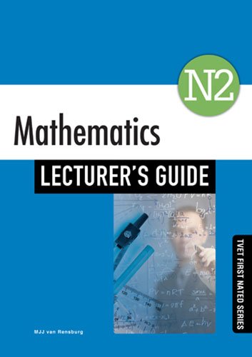 Mathematics Pack N2 Lecturer's Support Pack ISBN: 9781430807278 ISBN/SKU: 9781430807278
