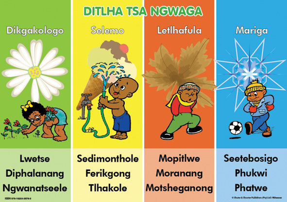 Chart: Junior Setswana Seasons A2 ISBN/SKU: 9781920336783