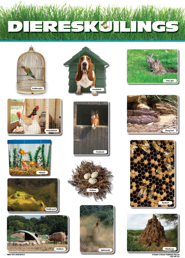 Chart: Diereskuilings A2 ISBN/SKU: 9781920586195