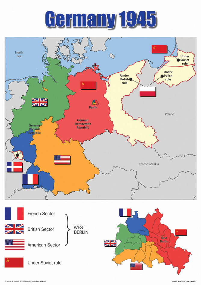 Chart: Germany 1945 A2 ISBN/SKU: 9781920615482