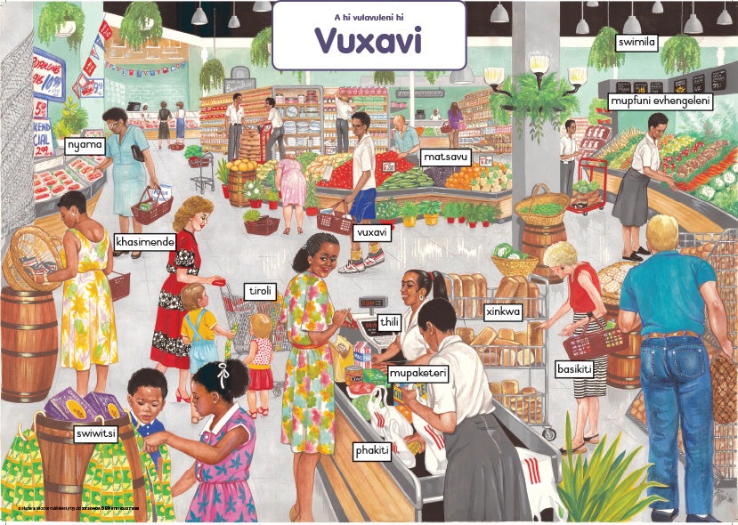 Chart: Lets Talk About Shopping Xitsonga A2 ISBN/SKU: 9781928271598