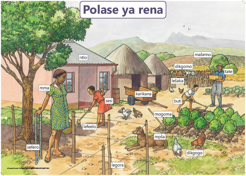 Chart: Our Farm Sepedi A2 ISBN/SKU: 9781928271864