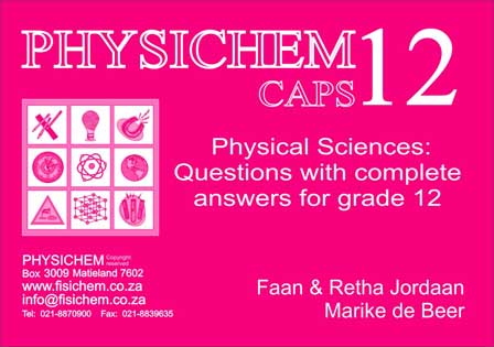 Physichem Grd. 12 CAPS Eng ISBN/SKU: 9781868631506