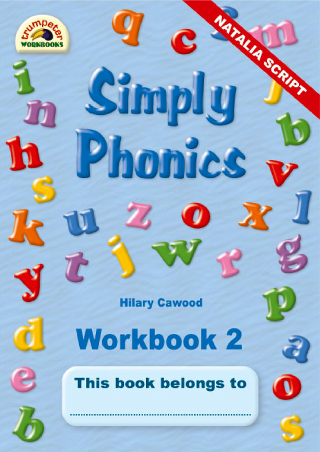 Simply Phonics - Workbook 2 (Natalia Script) ISBN/SKU: 9781920701000