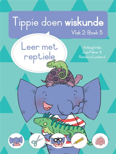 Tippie doen wisk (Vlak 2) Boek 5: Leer met reptiel ISBN/SKU: 9780637004886