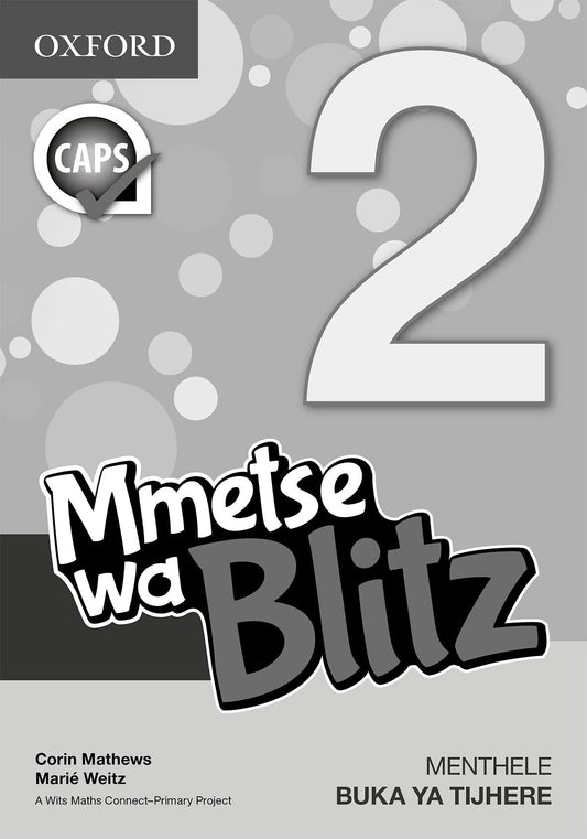 Blitz Mental Maths Gr2 TG Sesotho ISBN/SKU: 9780190401306