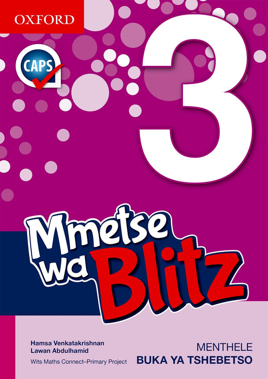 Blitz Mental Maths Gr3 LB Sesotho ISBN/SKU: 9780190407513