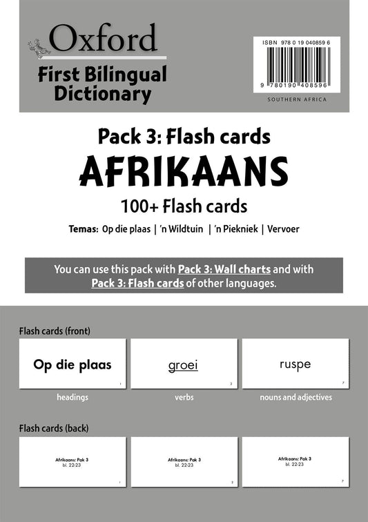 Oxford FiReading Scheme t Bilingualing Dict pack 3 caReadeReading Scheme Afrikaans ISBN/SKU: 9780190408596