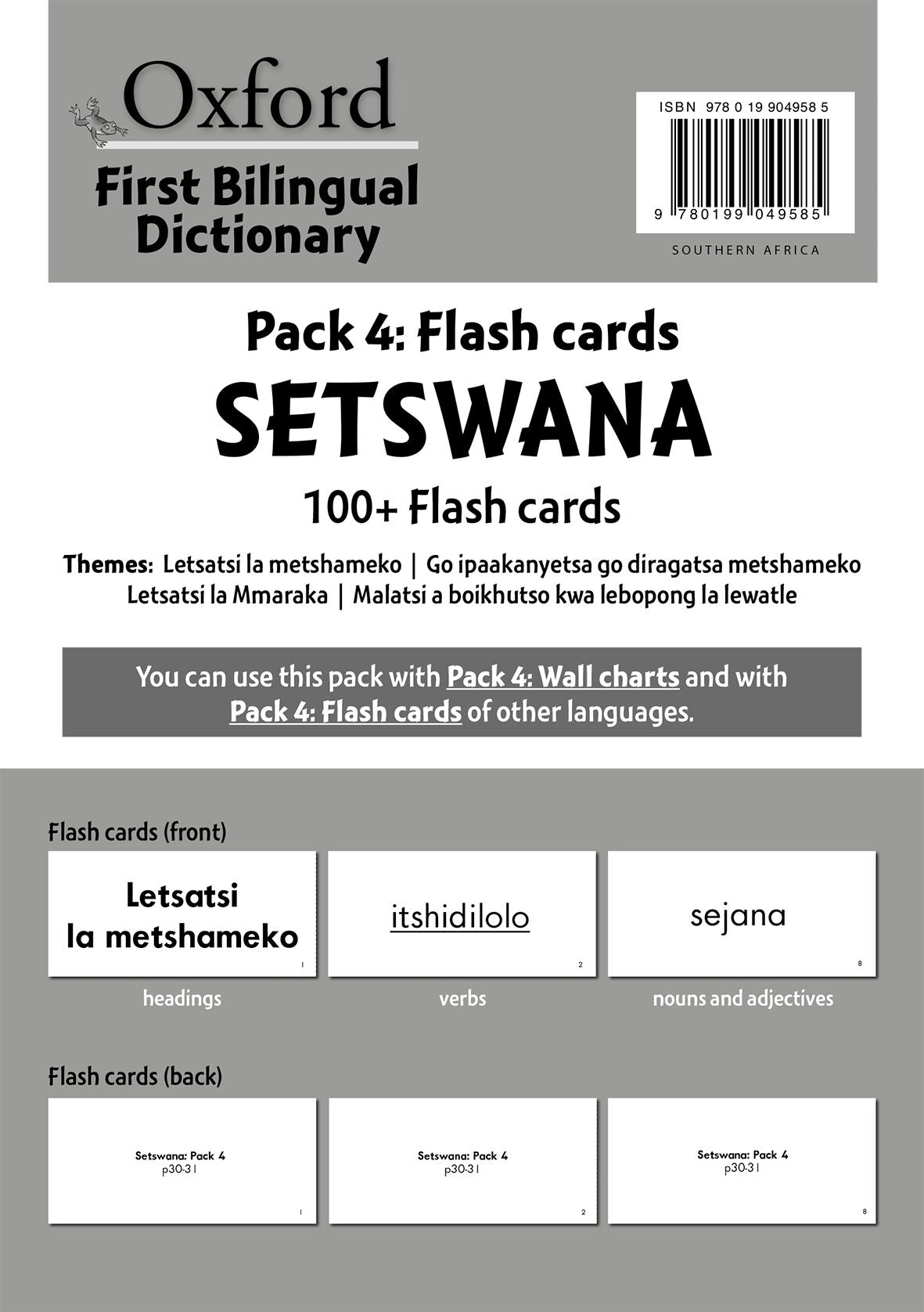 Oxford FiReading Scheme t Bilingualing Dict pck 4 caReadeReading Scheme Setswa ISBN/SKU: 9780199049585