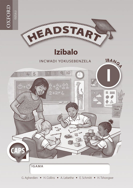 Headstart Mathematics Gr1 Wbk (Zulu) ISBN/SKU: 9780199049608