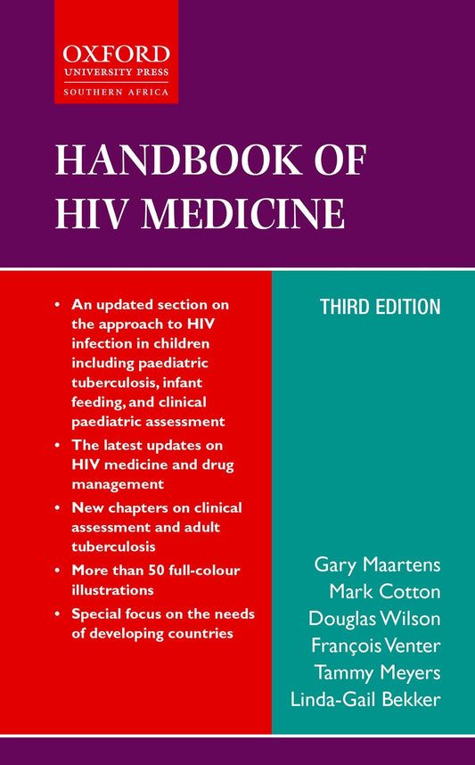Handbook of HIV Medicine 3e ISBN/SKU: ISBN/SKU: 9780199053667