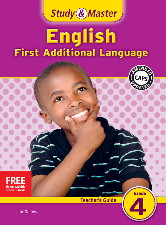 Study & Master English First Additional Language Teacher's Guide Grade 4 ISBN/SKU: 9780521189002