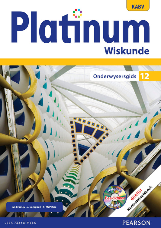 Platinum Wiskunde Gr 12 OG with Control Test Book & Question Bank CD ISBN/SKU: 9780636145641