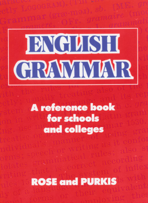 English Grammar ISBN/SKU: 9780796003300