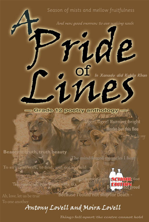 A Pride Of Lines (Poetry Anthology) ISBN/SKU: 9780796036476