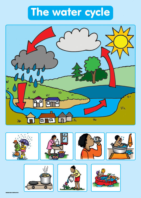 Chart: Shuters Hand In Hand Gr R: The Water Cycle A2 ISBN/SKU: 9780796075192