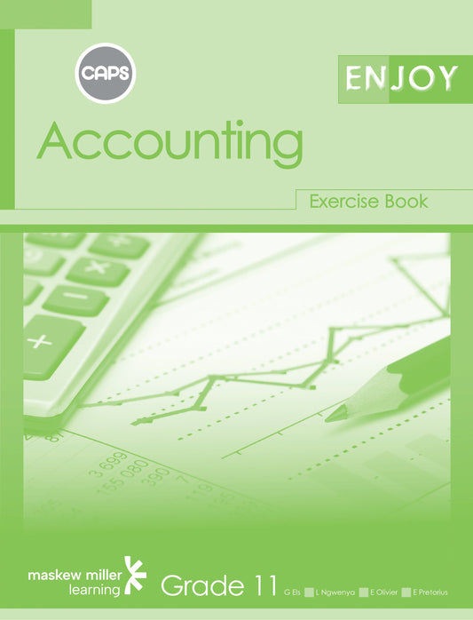 Enjoy Accounting Gr 11 WB ISBN/SKU: 9780796243935