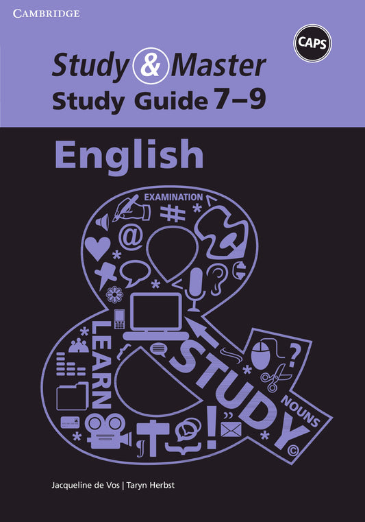 Study & Master Study Guide English Grades 7-9 ISBN/SKU: 9781107470804