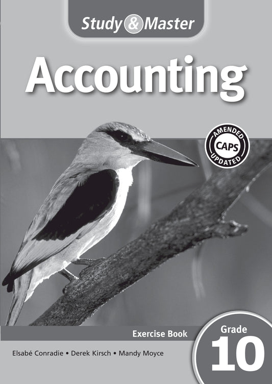 Study & Master Accounting Workbook Grade 10 ISBN/SKU: 9781107607873