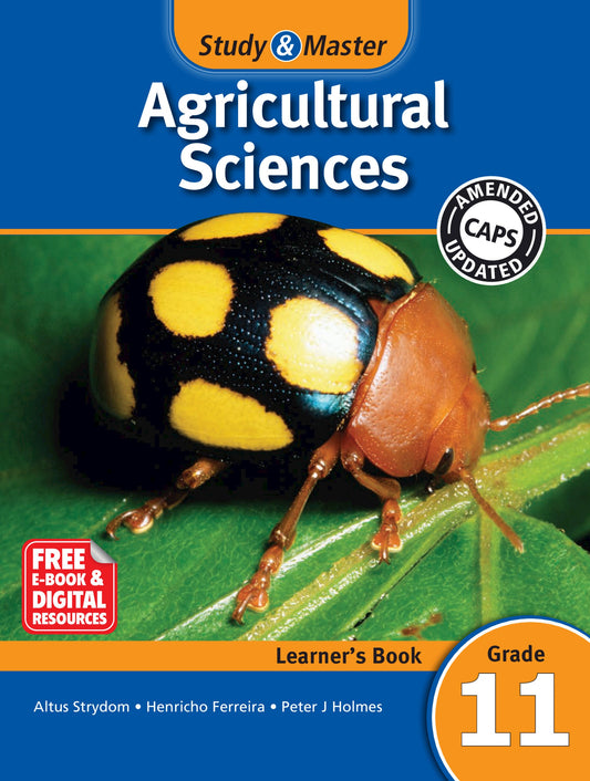 Study & Master Agricultural Sciences Learner's Book Grade 11 ISBN/SKU: 9781107608016