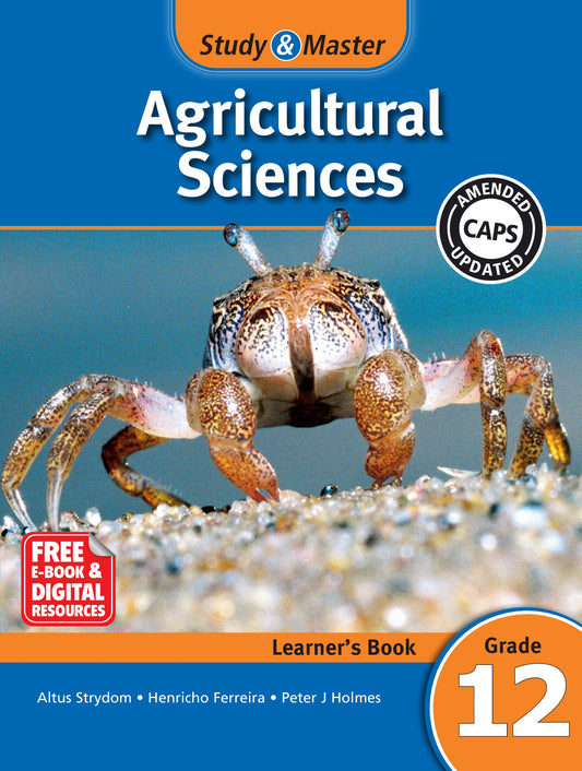 Study & Master Agricultural Sciences Learner's Book Grade 12 ISBN/SKU: 9781107608054