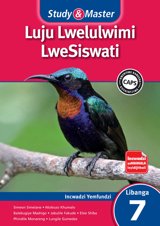 Study & Master Luju Lwelulwimi LweSiswati Incwadzi Yemfundzi Libanga 7 ISBN/SKU: 9781107611665