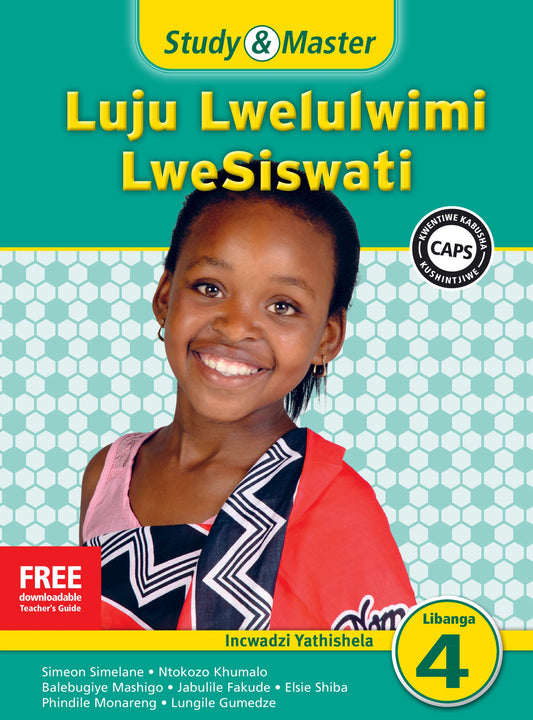 Study & Master Luju Lwelulwimi LweSiswati Incwadzi Yathishela Libanga lesi-4 ISBN/SKU: 9781107618381