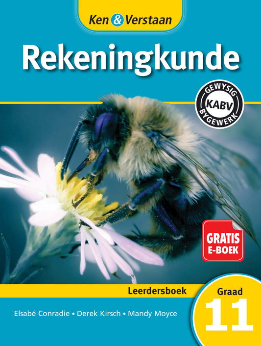 Ken & Verstaan Rekeningkunde Leerdersboek Graad 11 ISBN/SKU: 9781107620162