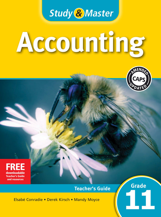 Study & Master Accounting Teacher's Guide Grade 11 ISBN/SKU: 9781107626010