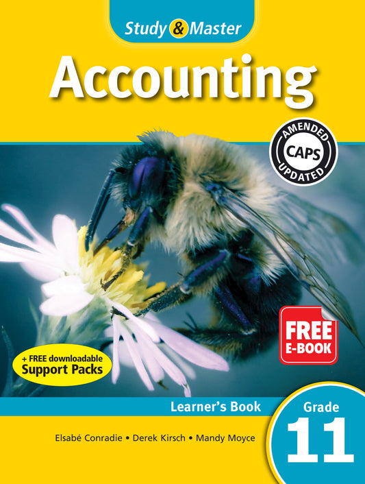 Study & Master Accounting Learner's Book Grade 11 ISBN/SKU: 9781107634947