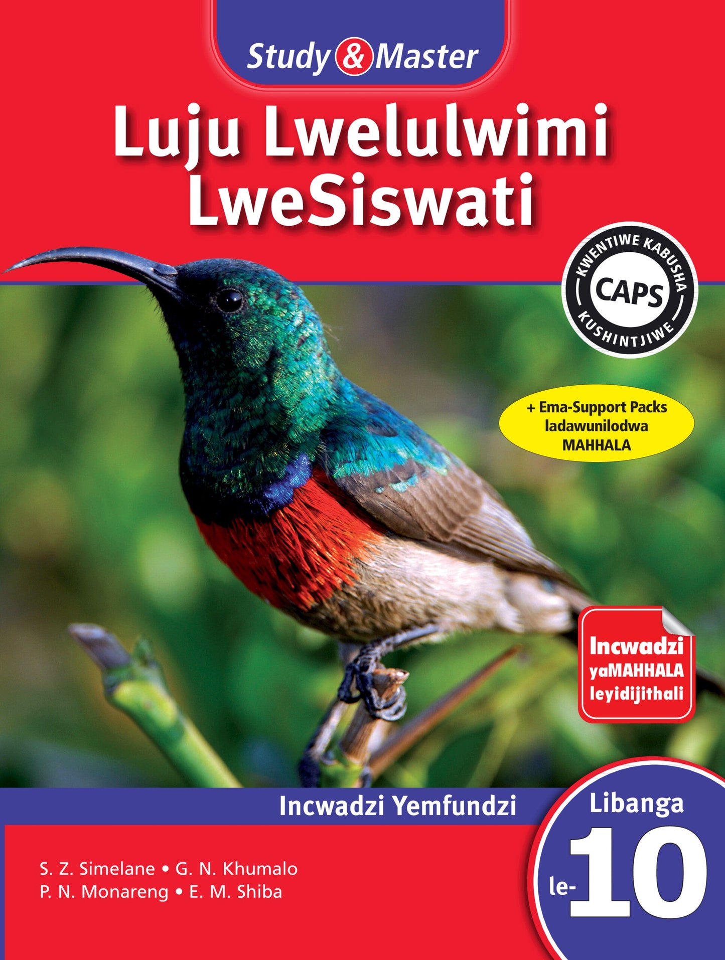 Study & Master Luju Lwelulwimi LweSiswati Incwadzi Yemfundzi Libanga le-10 ISBN/SKU: 9781107645639