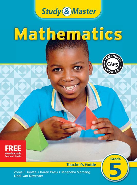 Study & Master Mathematics Teacher's Guide Grade 5 ISBN/SKU: 9781107658837