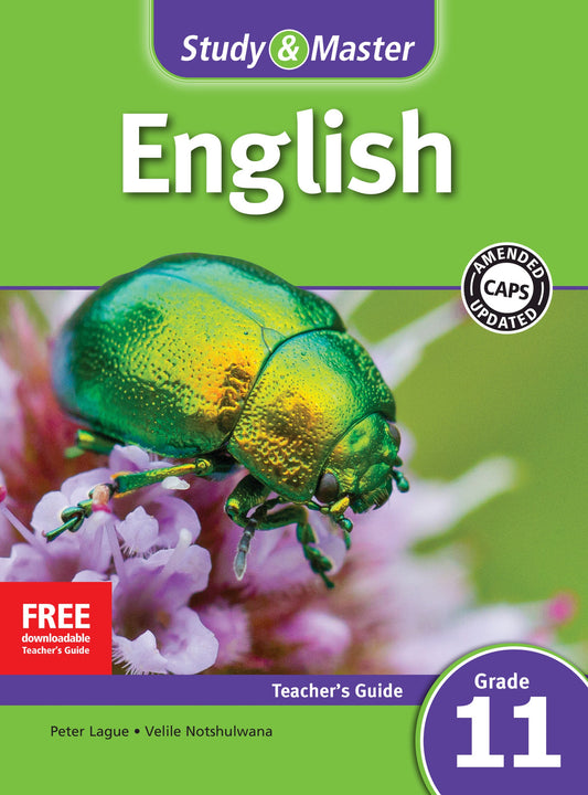 Study & Master English First Additional Language Teacher's Guide Grade 11 ISBN/SKU: 9781107660267