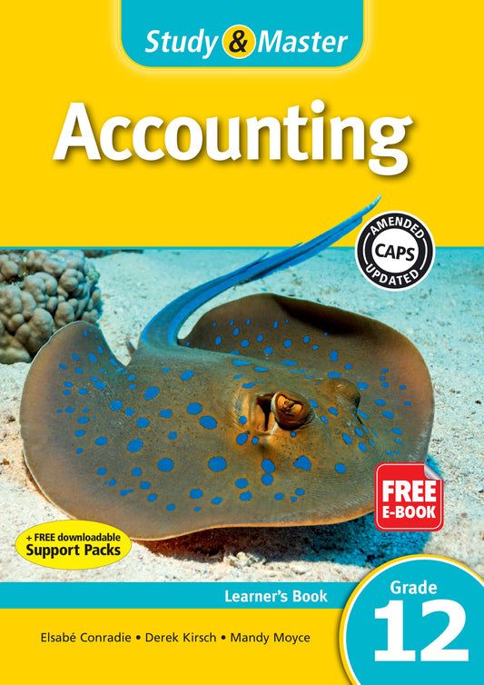 Study & Master Accounting Learner's Book Grade 12 ISBN/SKU: 9781107666900