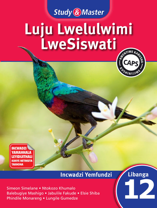 Study & Master Luju Lwelulwimi LweSiswati Incwadzi Yemfundzi Libanga le-12 ISBN/SKU: 9781107679894