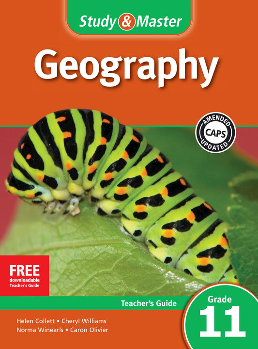 Study & Master Geography Teacher's Guide Grade 11 ISBN/SKU: 9781107684089