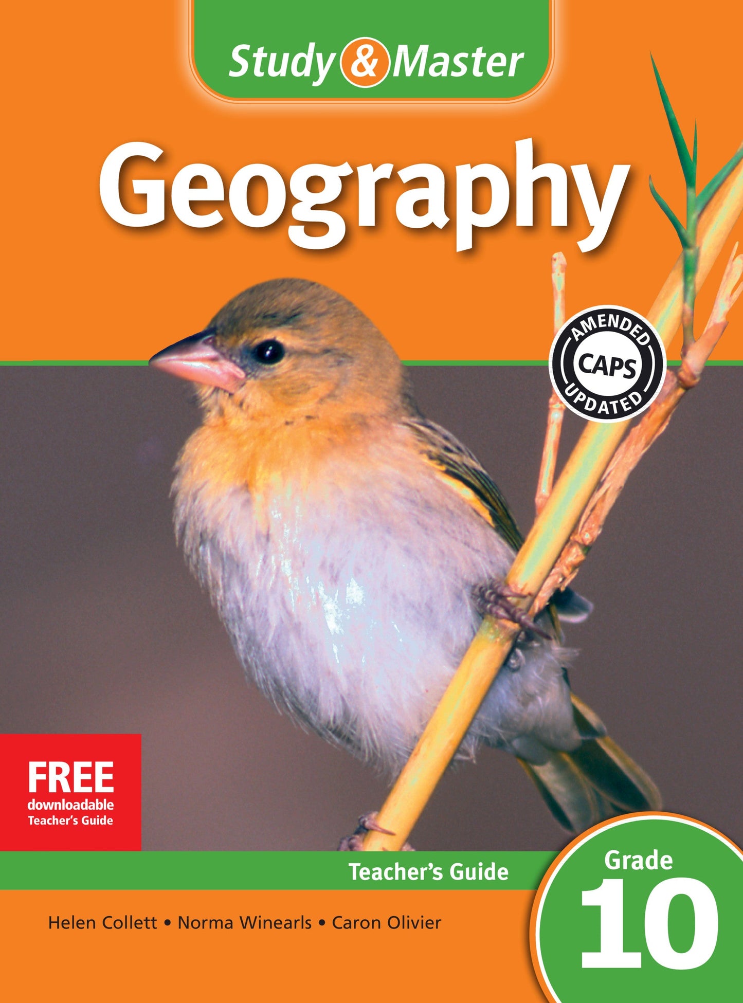 Study & Master Geography Teacher's Guide Grade 10 ISBN/SKU: 9781107688476