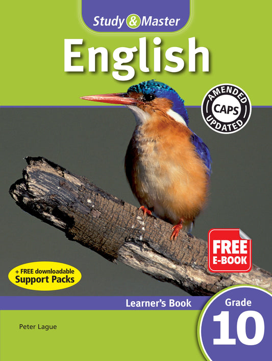 Study & Master English First Additional Language Learner's Book Grade 10 ISBN/SKU: 9781107692015