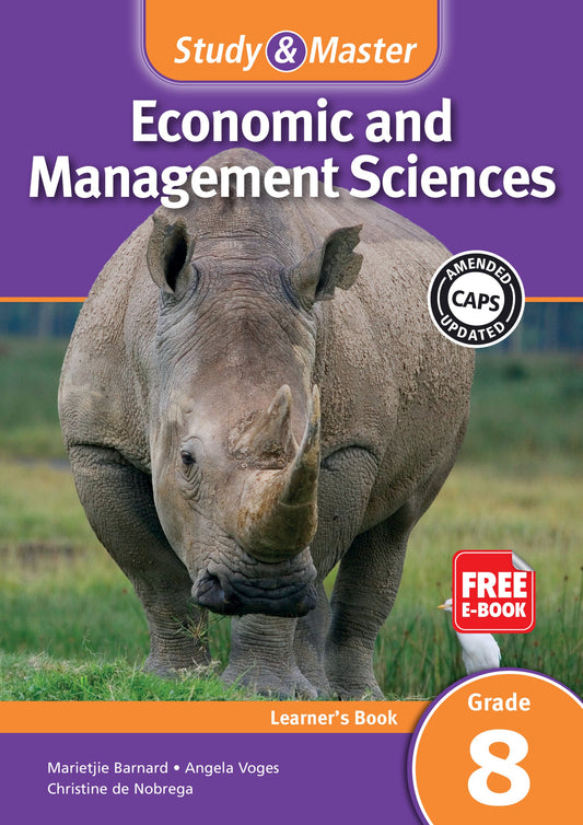 Study & Master Economic and Management Sciences Learner's Book Grade 8 ISBN/SKU: 9781107693265
