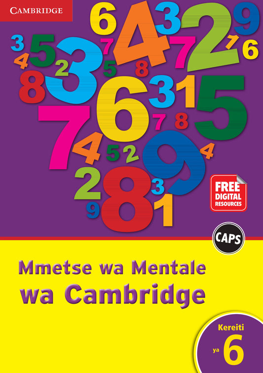Cambridge Mental Maths Kereiti 6 Sesotho ISBN/SKU: 9781108437981