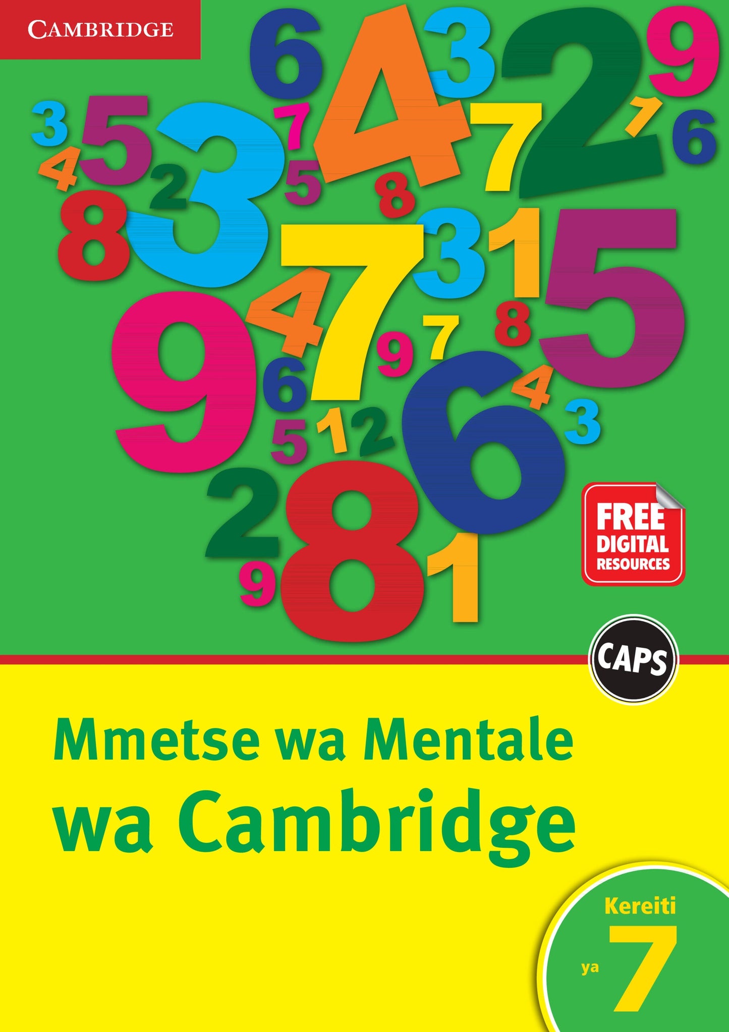Cambridge Mental Maths Kereiti 7 Sesotho ISBN/SKU: 9781108437998