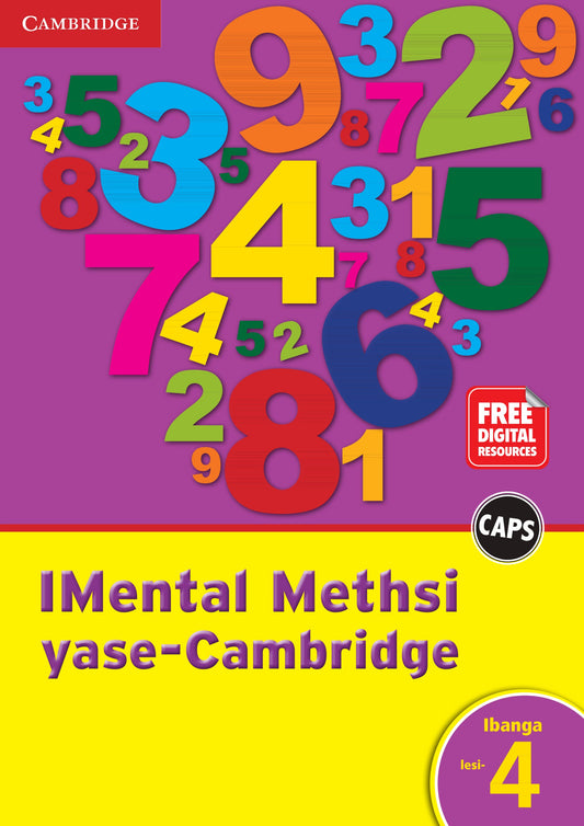 Cambridge Mental Maths Ibanga 4 isiXhosa ISBN/SKU: 9781108438049