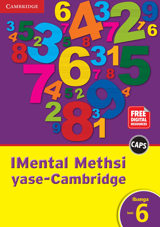 Cambridge Mental Maths Ibanga 6 isiXhosa ISBN/SKU: 9781108438063
